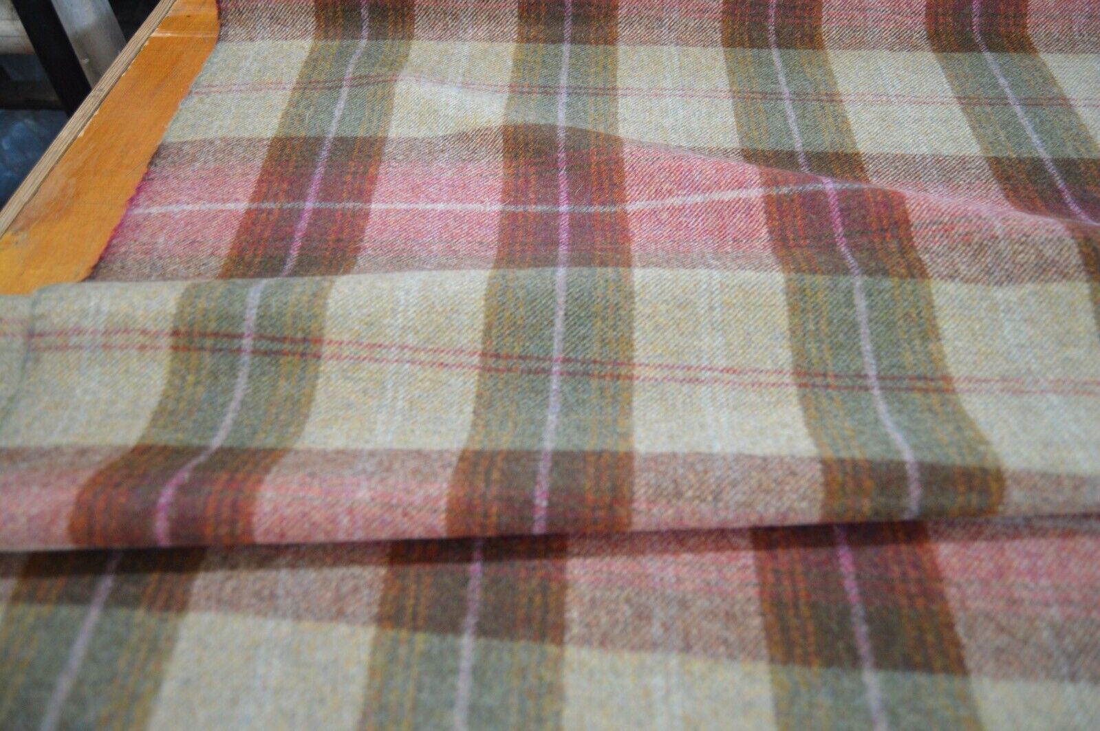fabric wool upholstery Art of the loom Autumn Berry wool 3.2 metre length - Image 7