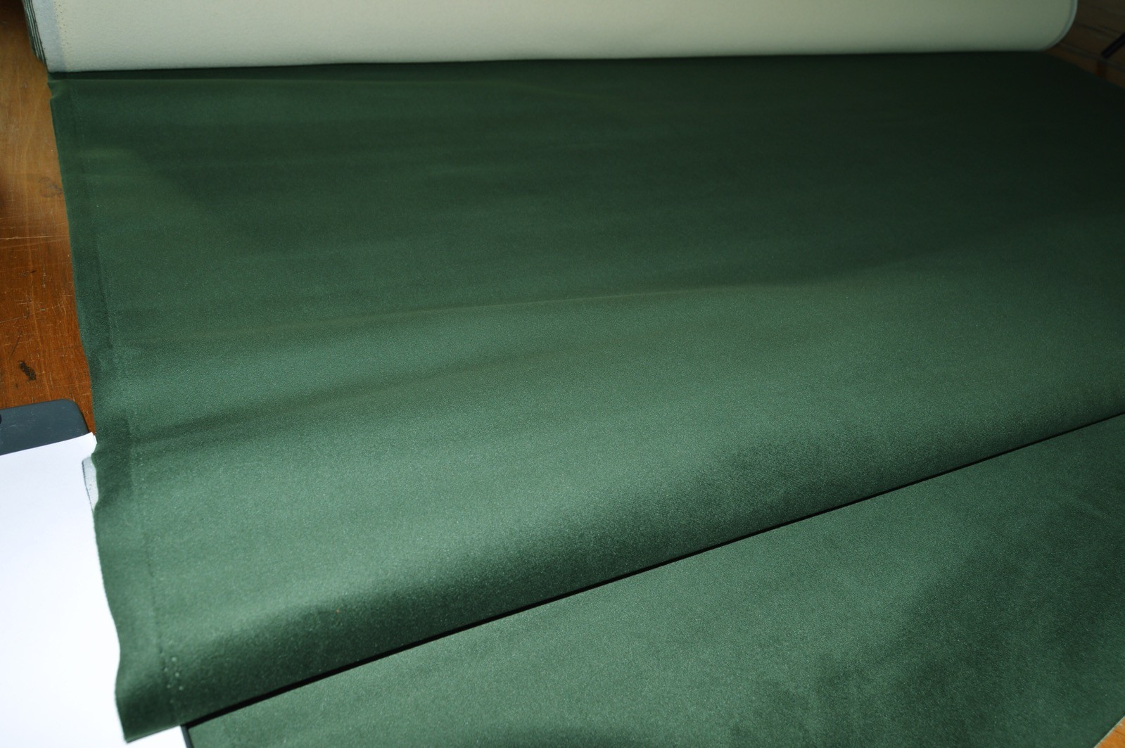 upholstery fabric Emerald green velvet 9.5 metre length