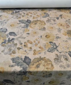 upholstery fabric J BROWN / PARKER KNOLL DESIGNER LYTTON HONEY soft feel floral