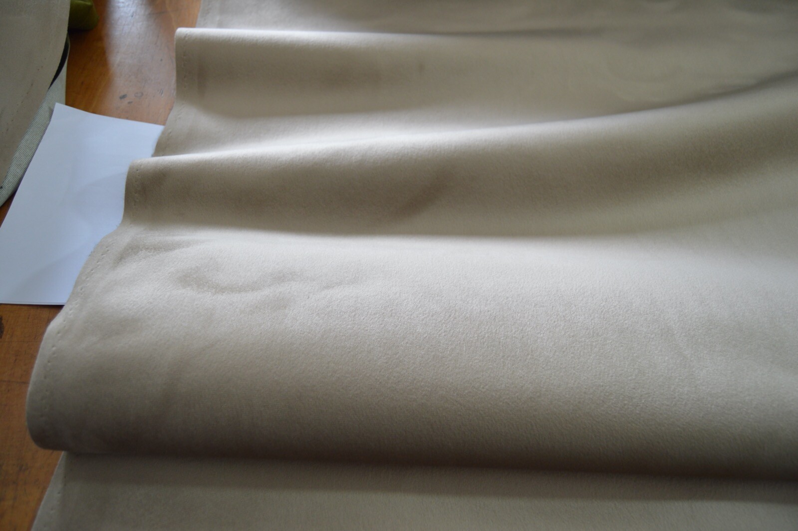 velvet upholstery fabric min k taupe soft velvet robust durable - Image 5