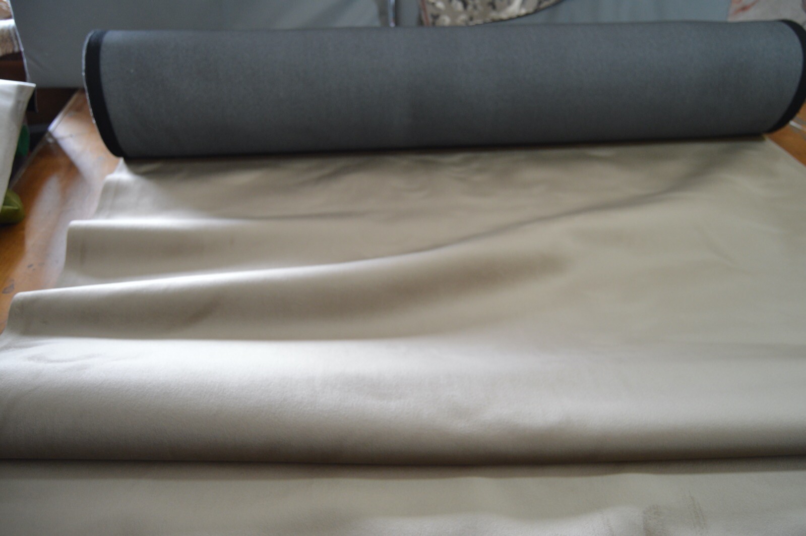 velvet upholstery fabric min k taupe soft velvet robust durable
