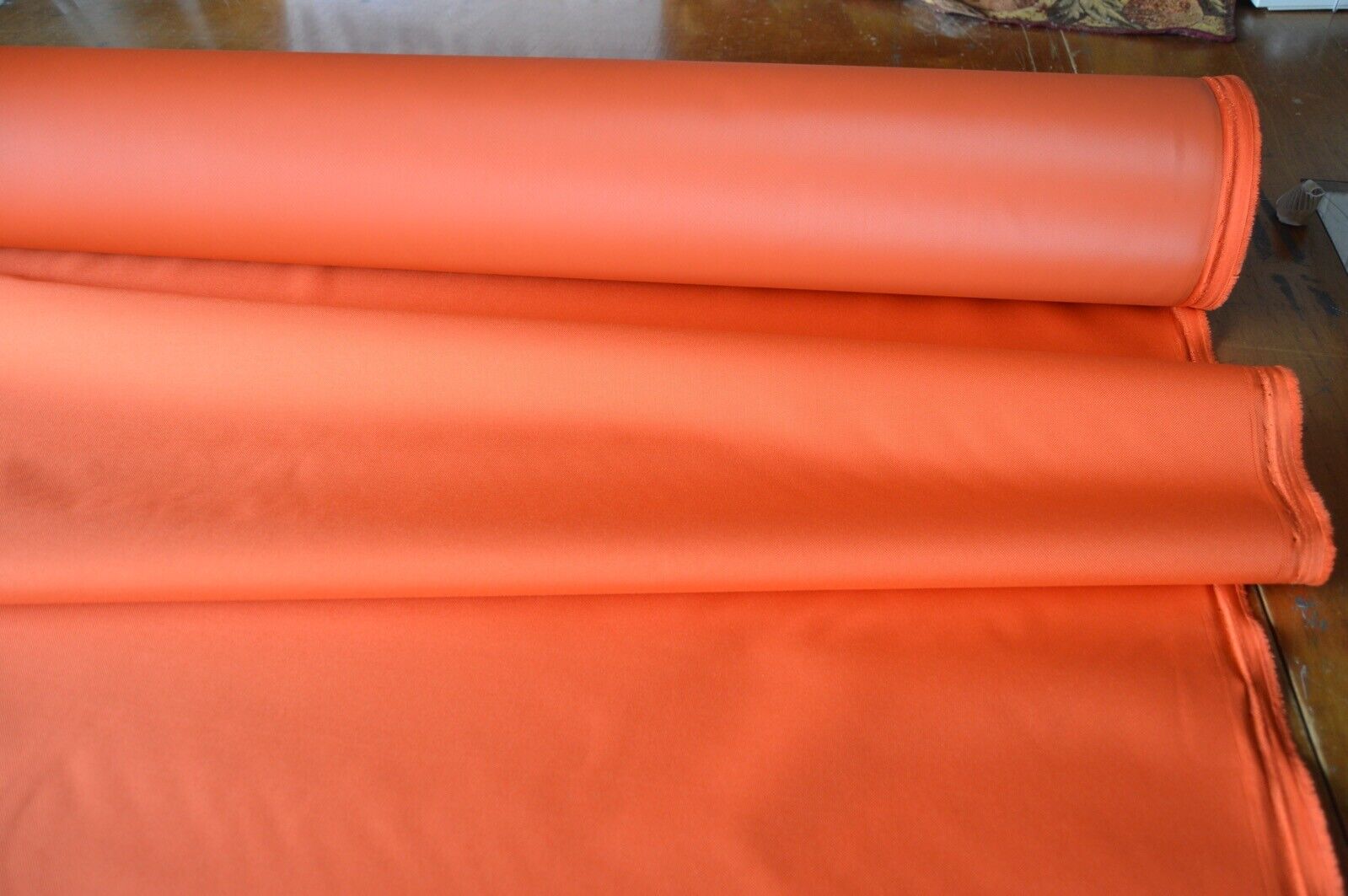 Waterproof upholstery fabric weave orange canvas outdoor cushions craft