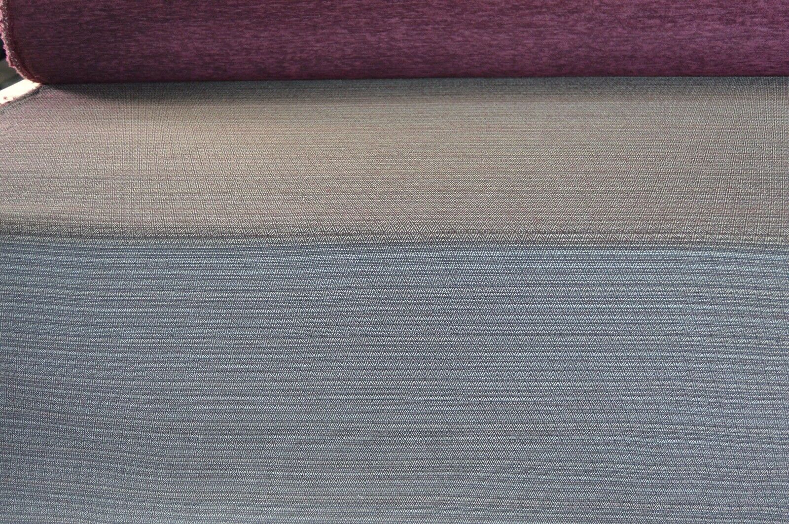 fabric upholstery black burgundy thread diamond weave material robust durable - Image 3