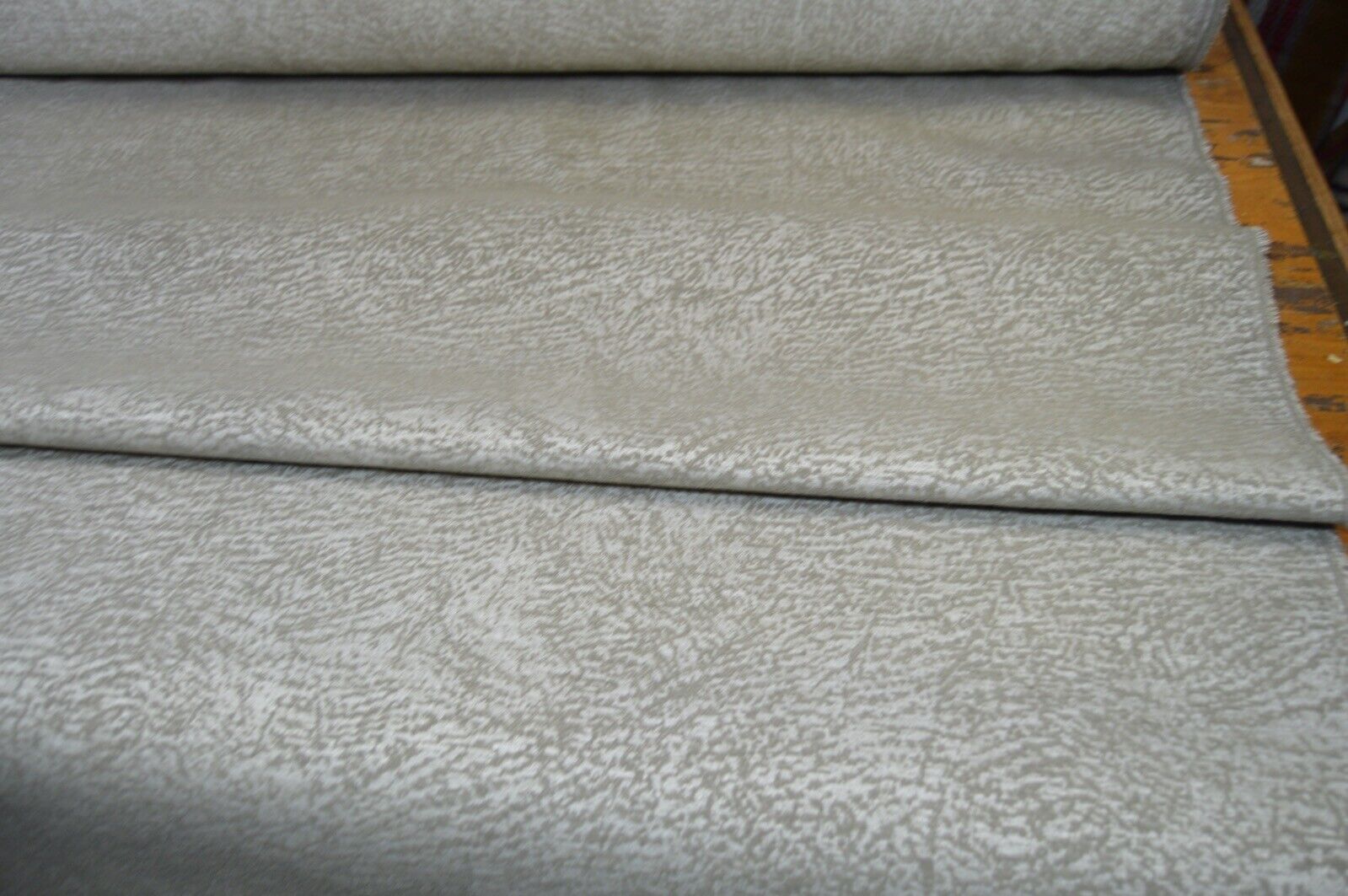upholstery fabric beige min k pale textured chenille robust durable - Image 5