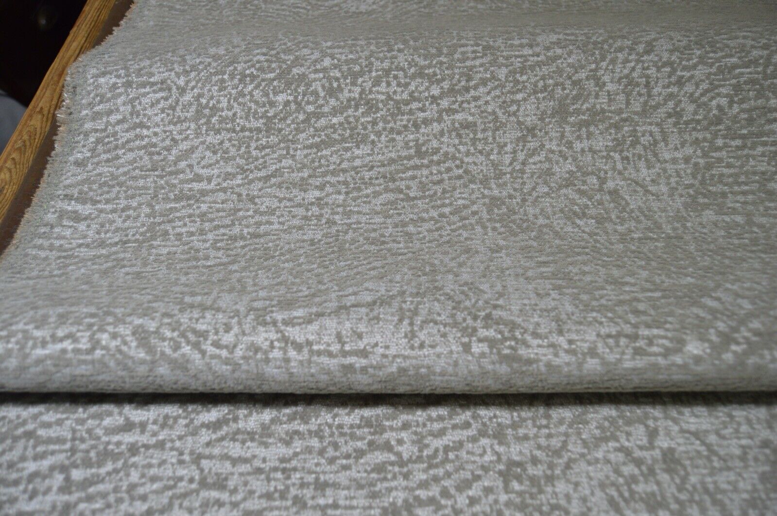 upholstery fabric beige min k pale textured chenille robust durable - Image 7