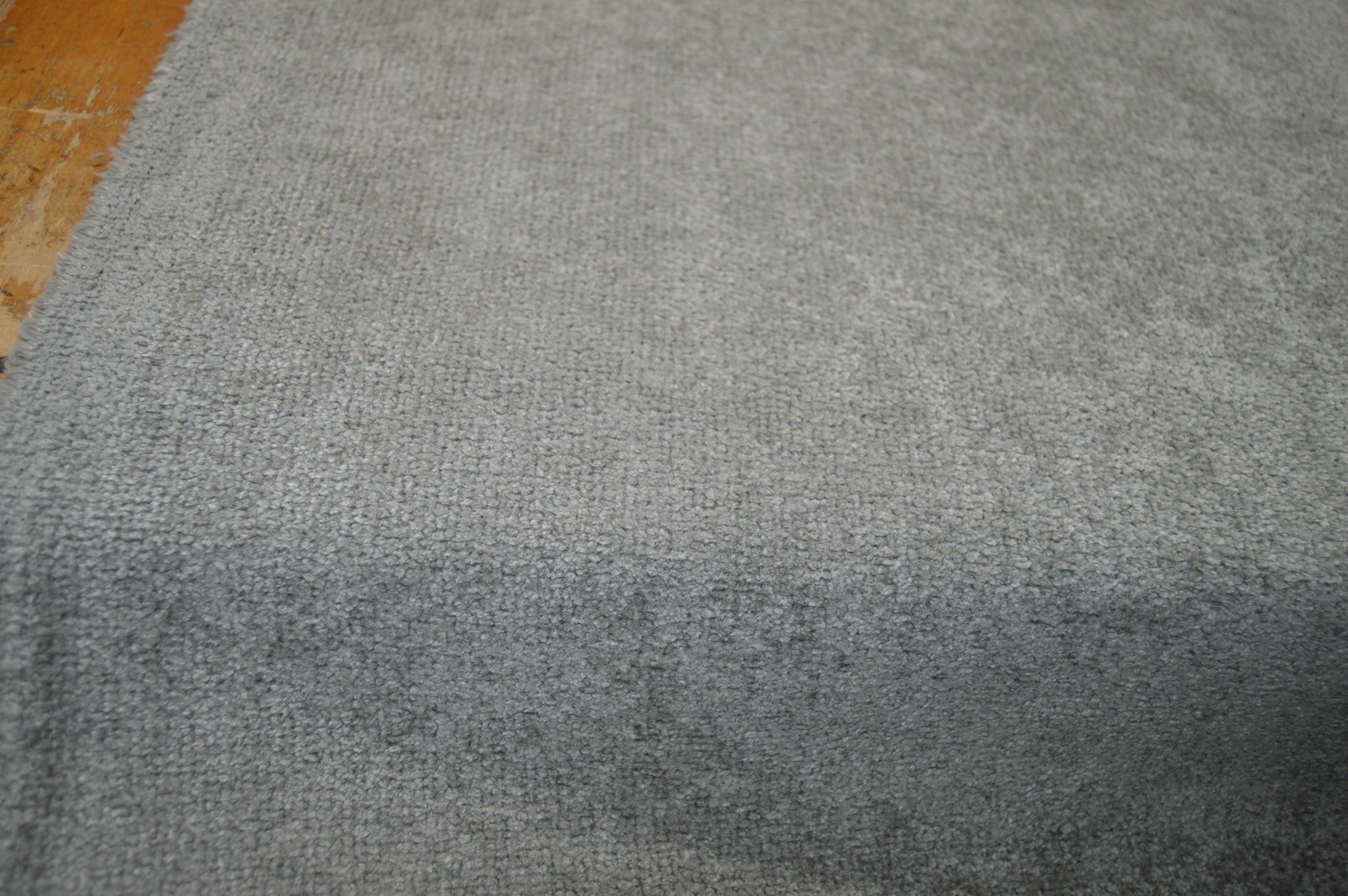 upholstery fabric grey silver thick textured chenille robust durable - Image 6