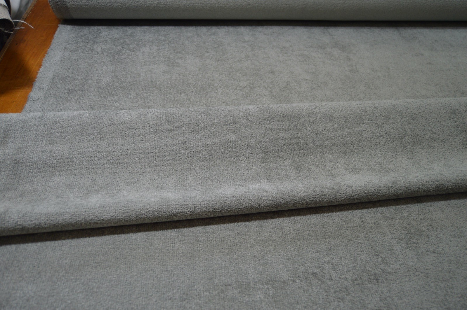 upholstery fabric grey silver thick textured chenille robust durable