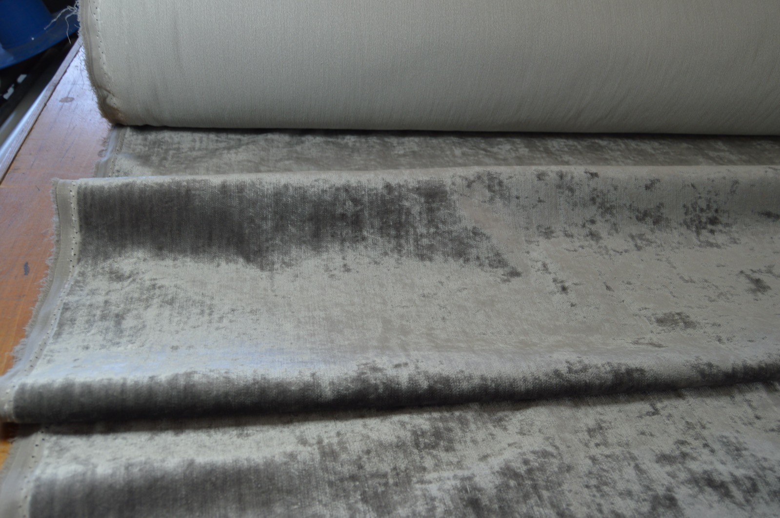 upholstery fabric velvet J Brown Modena 14391 taupe - Image 3