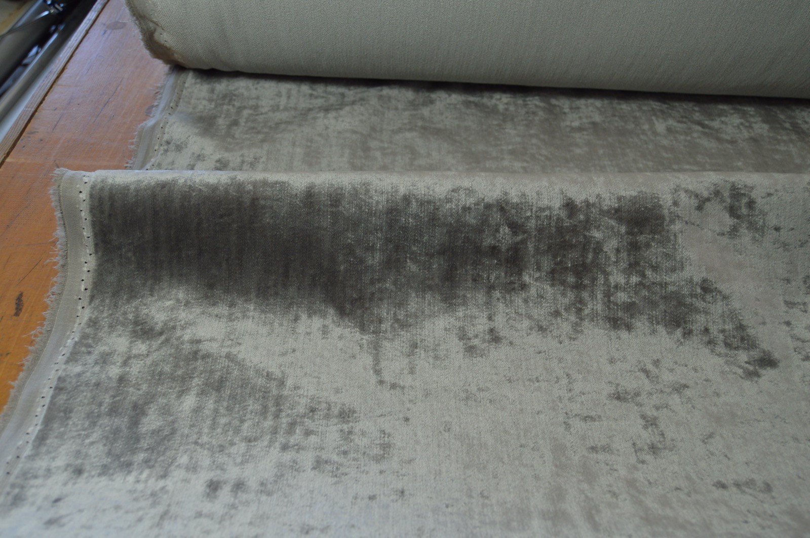 upholstery fabric velvet J Brown Modena 14391 taupe - Image 6