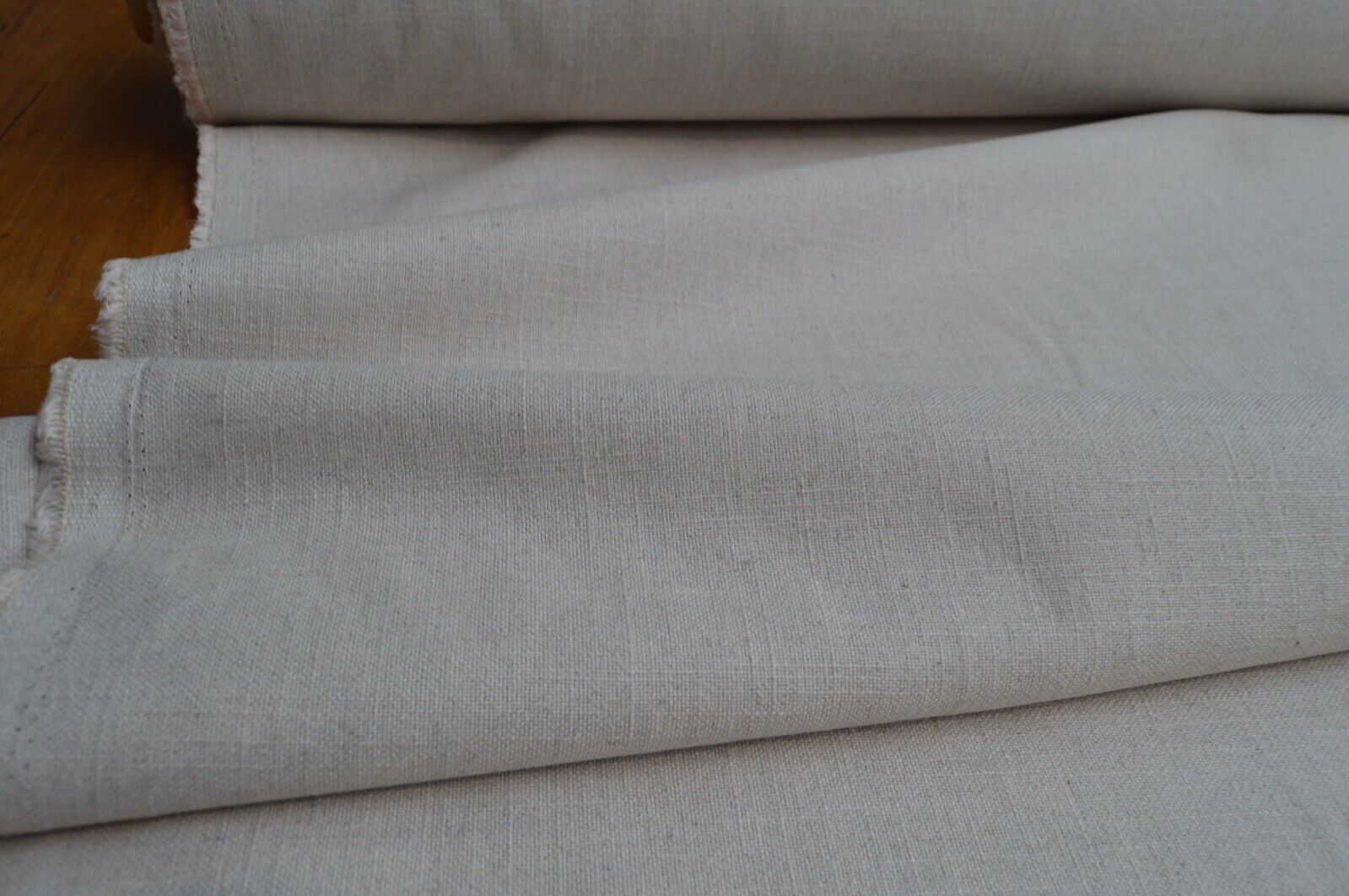 fabric plain natural linen non fire retardant craft curtain upholstery - Image 4