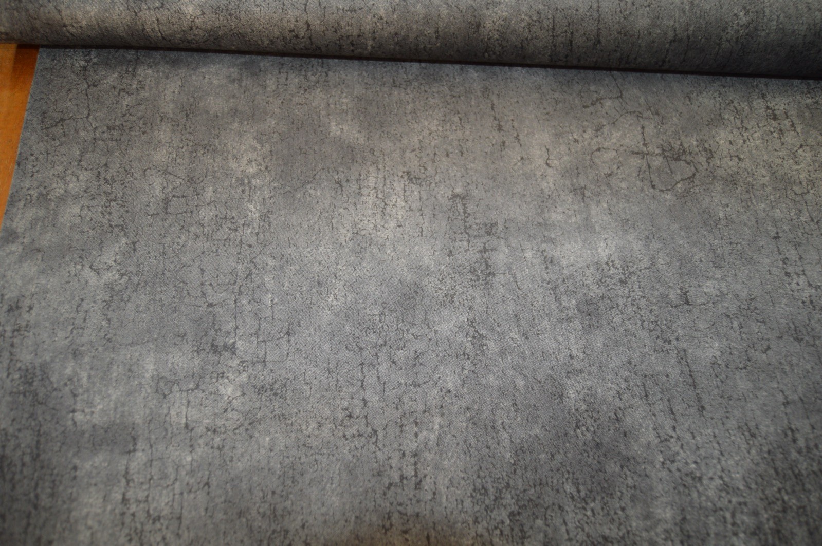 upholstery fabric grey charcoal soft feel crackle pattern weave robust
