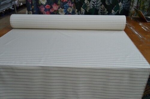 upholstery fabric wovern art Burnham stripe linen cotton style fabric - Image 7