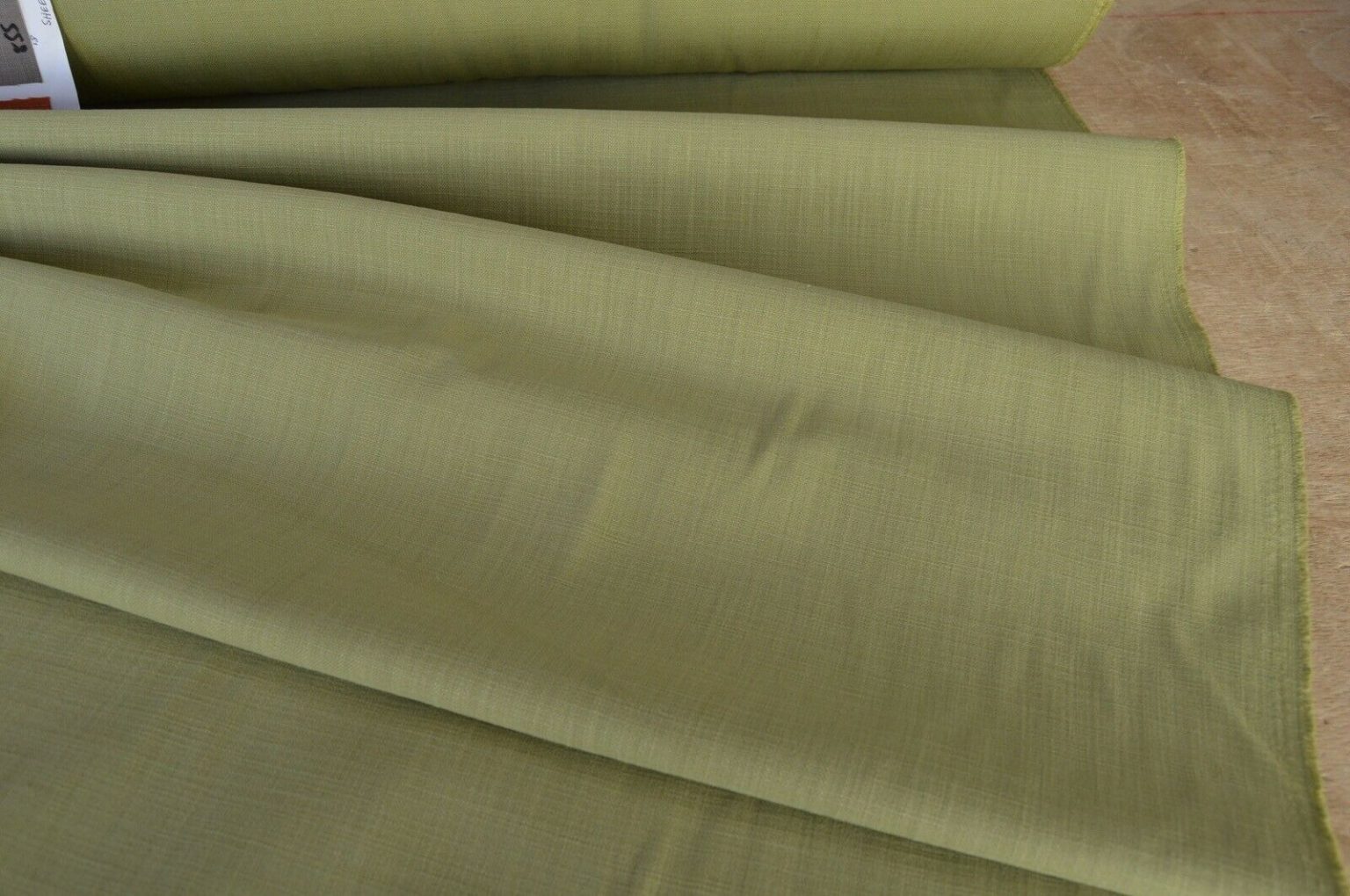 Designer fabric 100% cotton brushed ART OF THE LOOM Downham Celery ...