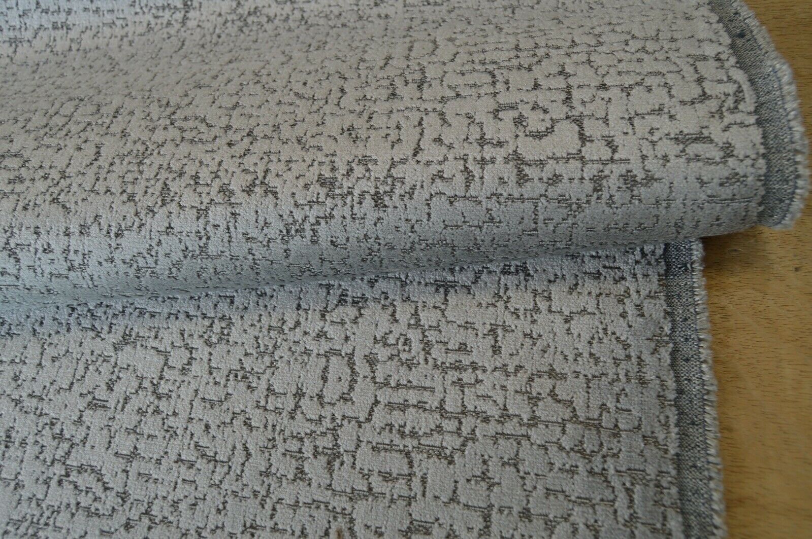 fabric upholstery silver textured glitz chenille robust durable - Image 9