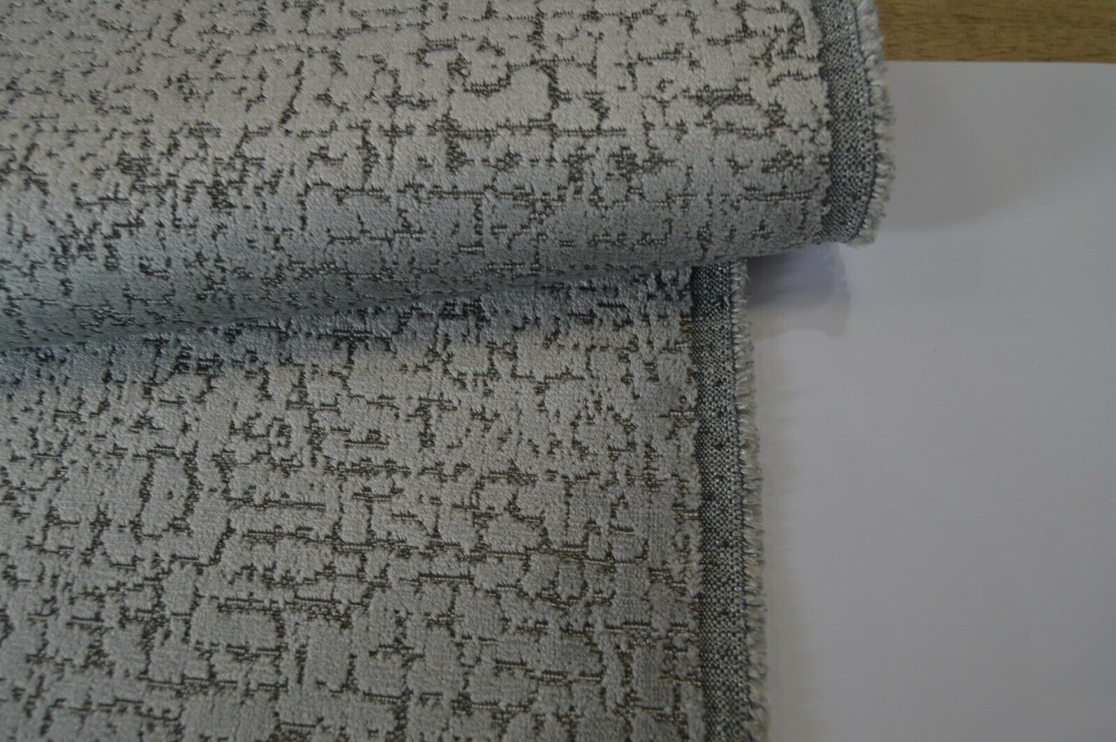 fabric upholstery silver textured glitz chenille robust durable - Image 10