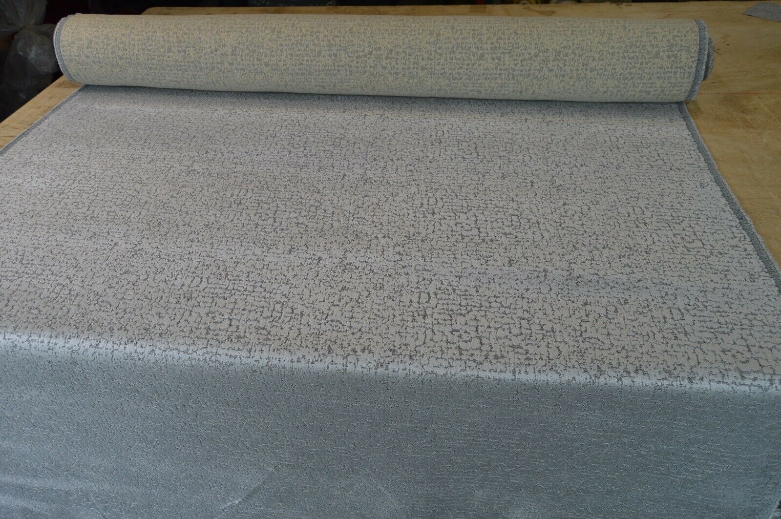 fabric upholstery silver textured glitz chenille robust durable