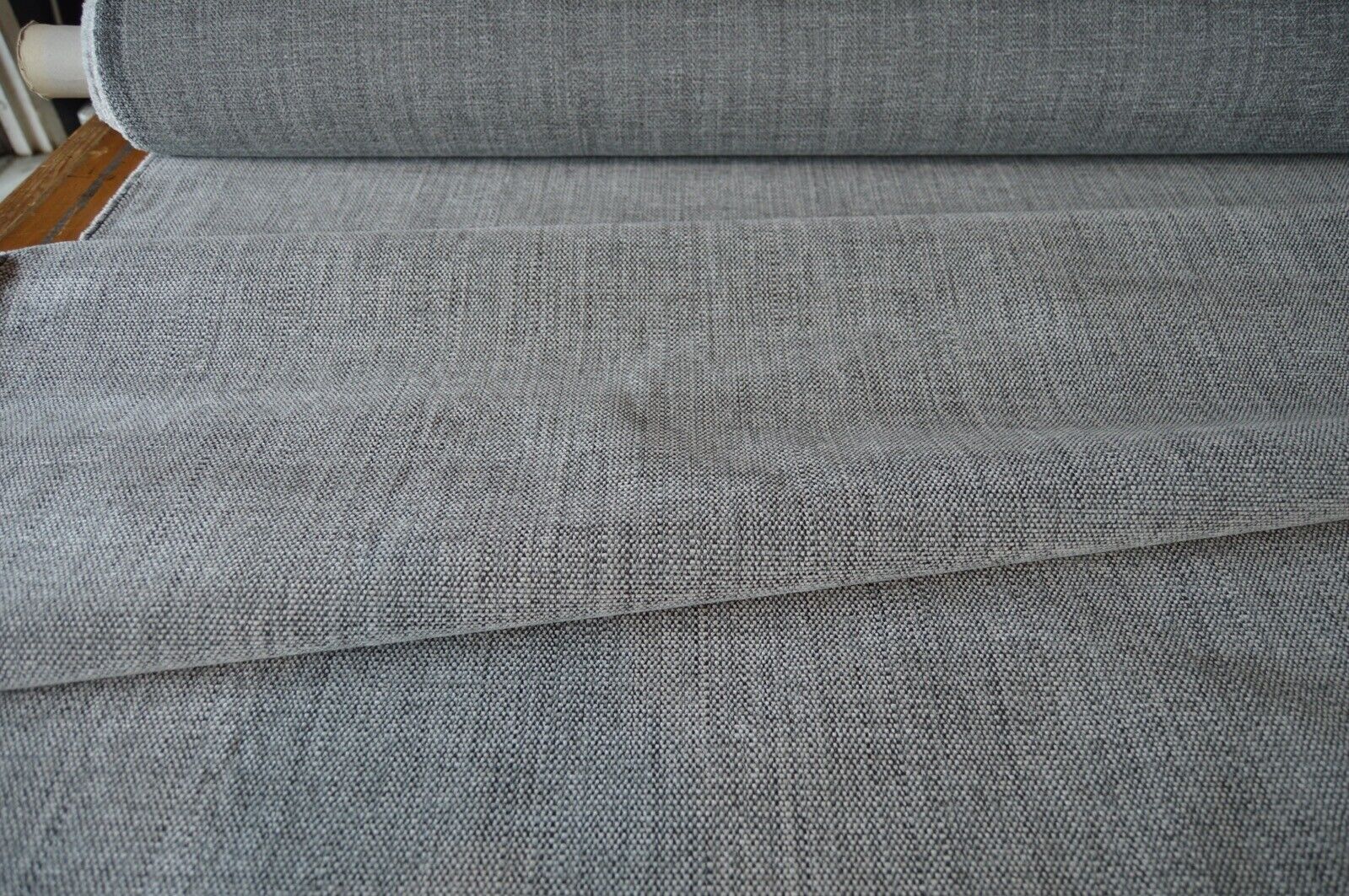 upholstery fabric grey charcoal shades soft chenille robust durable - Image 4