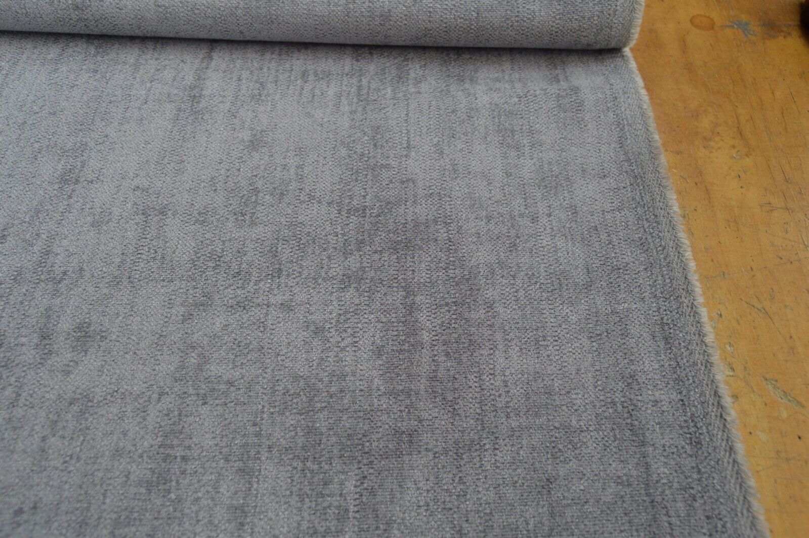 upholstery fabric mobus dove grey chenille material robust durable ...