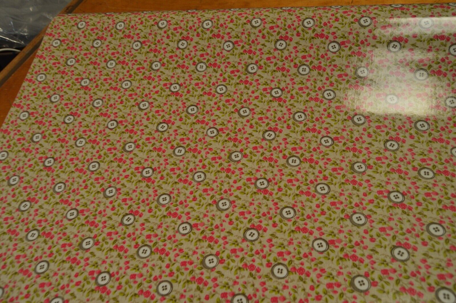 TABLECLOTH PVC WIPECLEAN FABRIC KITCHEN DINING BAR FLORAL - Image 4