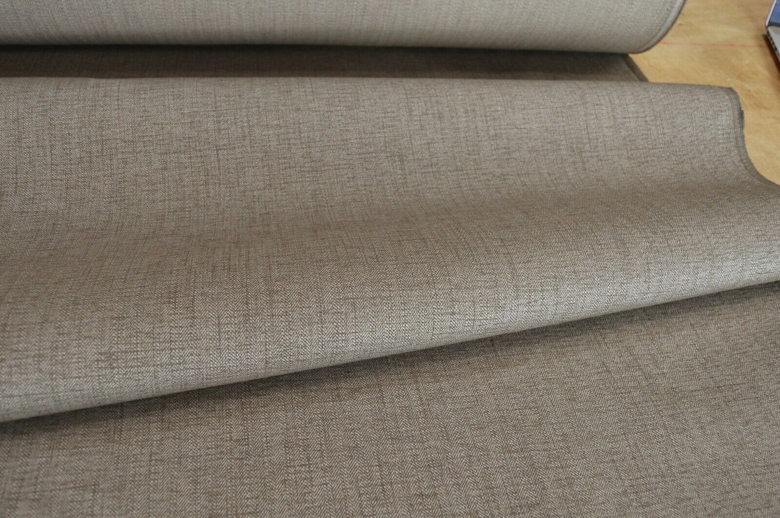 fabric upholstery expresso brown herringbone weave robust durable material