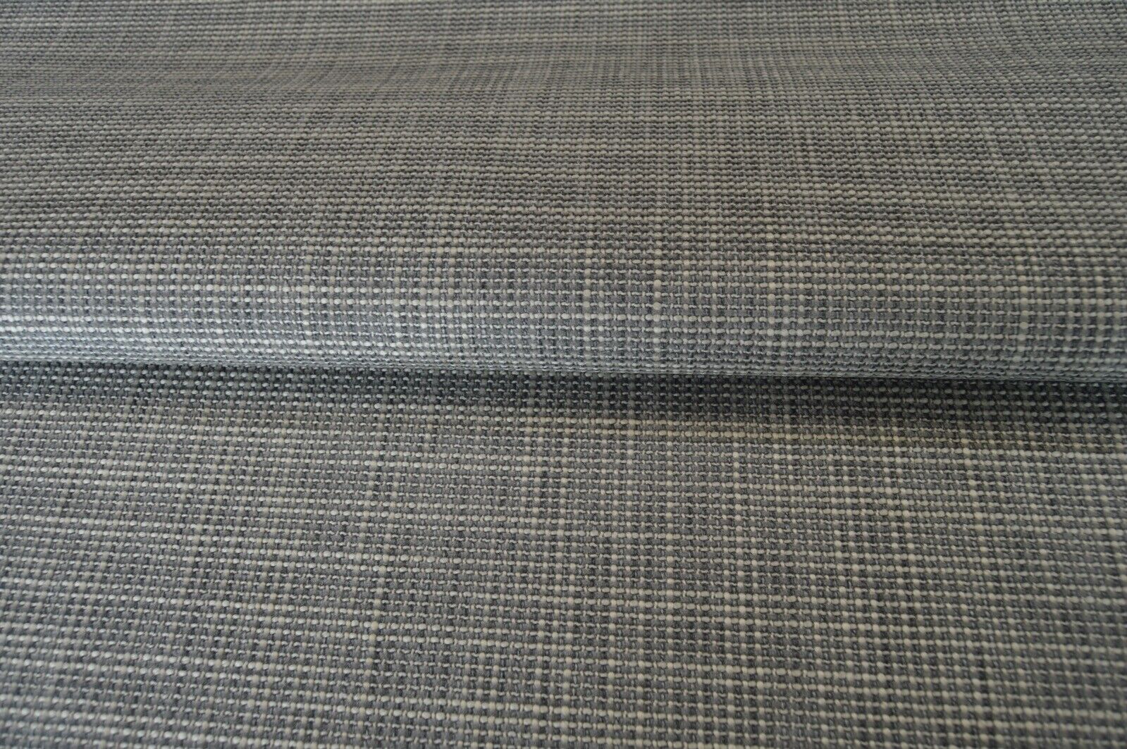 fabric upholstery grey silver cream textured weave material robust durable - Image 8