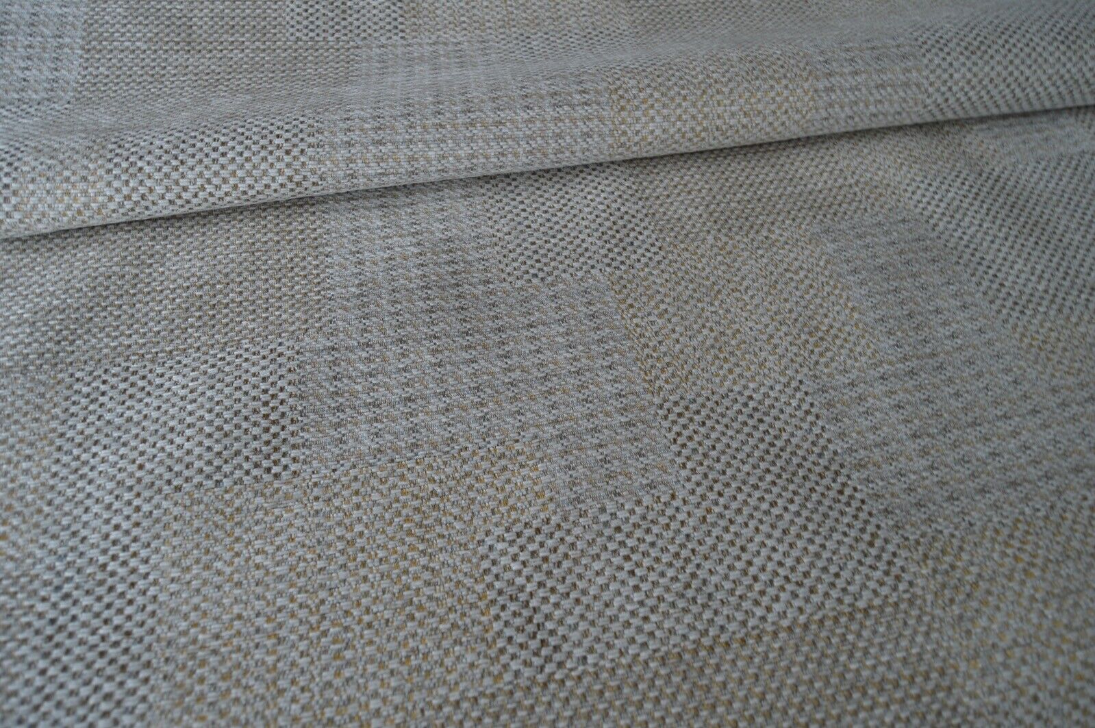 upholstery fabric Fusion Oyster patch chenille cream natural robust
