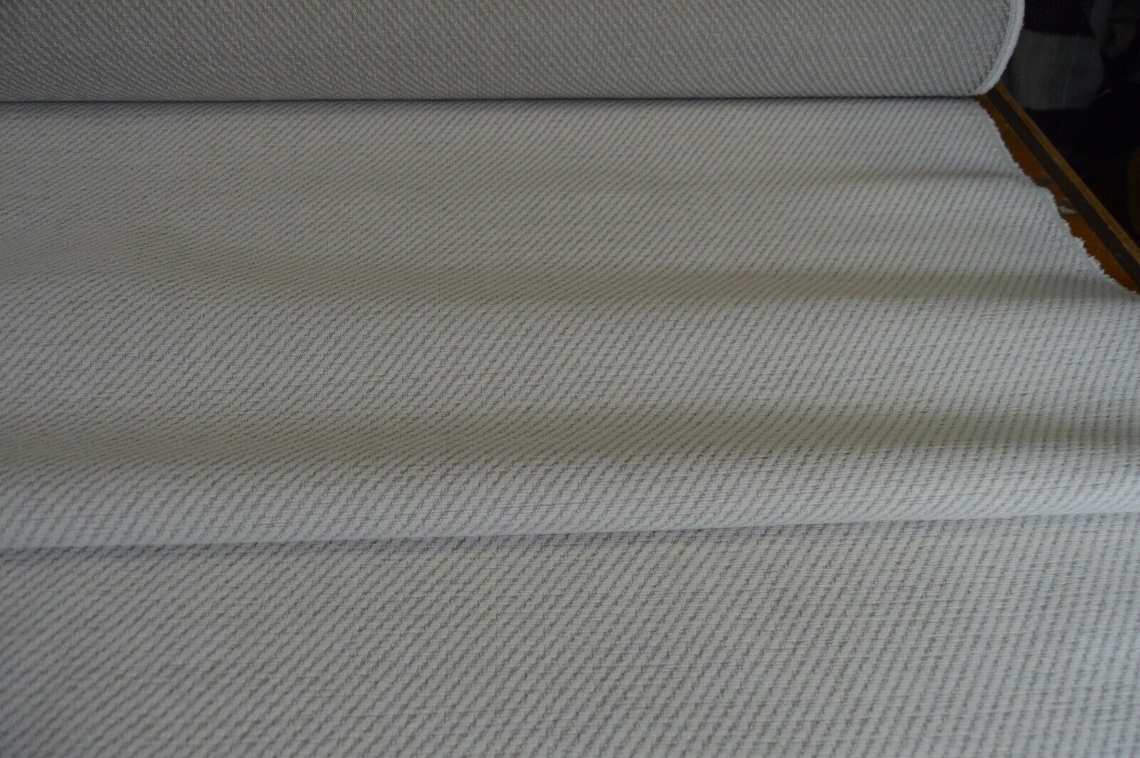 upholstery fabric cream beige fleck textured chenille robust durable