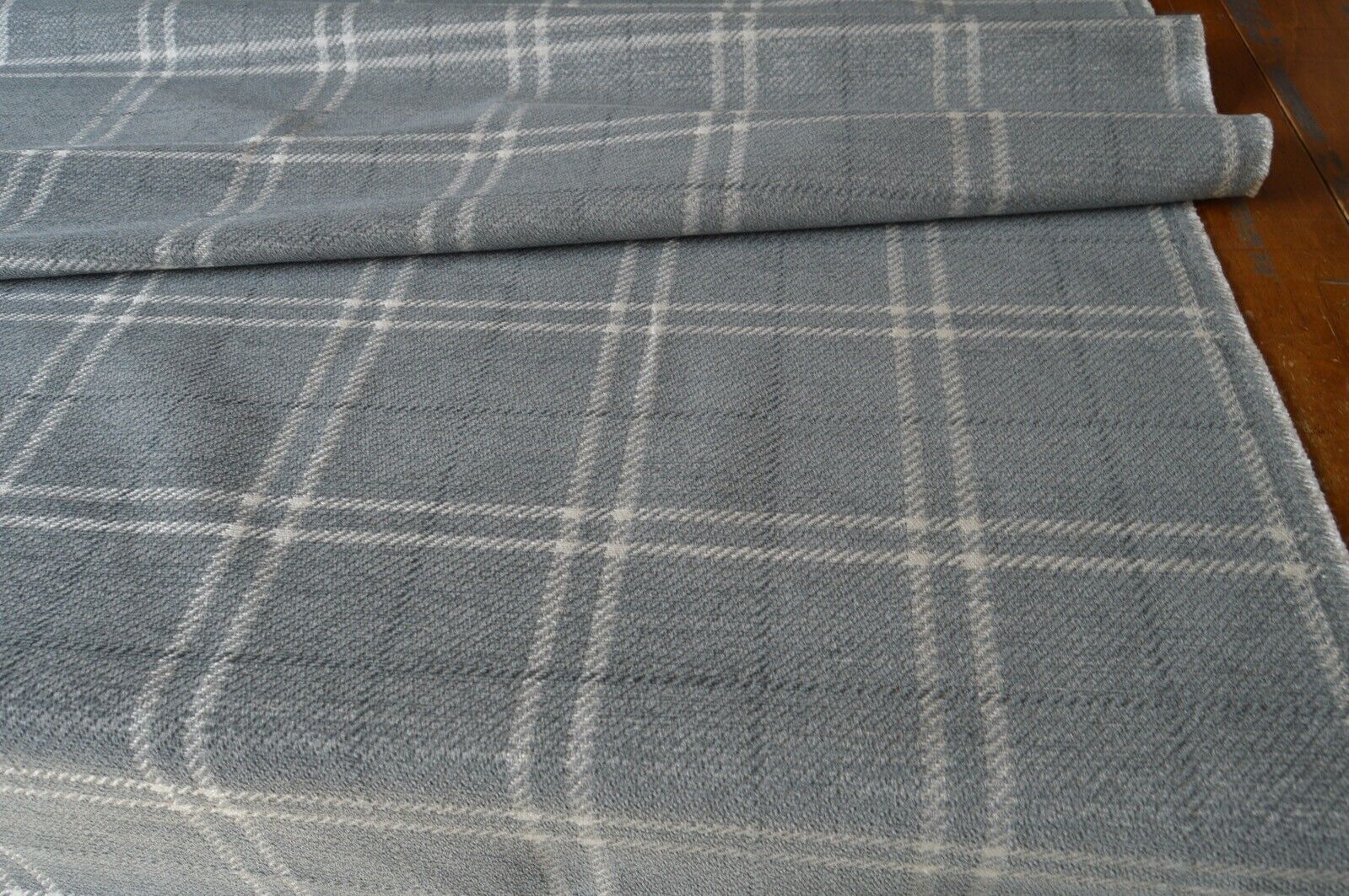 upholstery fabric grey tweed look checked chenille robust durable Dales Fabrics