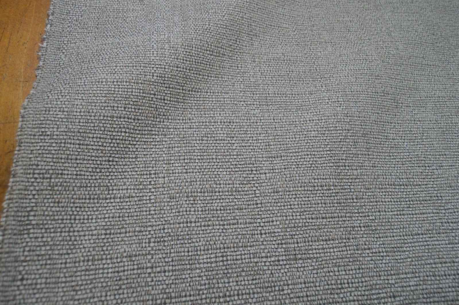 upholstery fabric oatmeal Elite chenille weave robust durable - Image 5