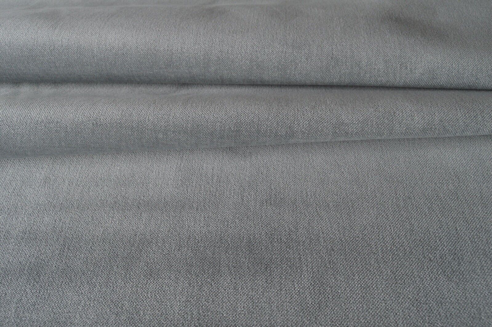 upholstery fabric pale silver super soft feel velvety chenille robust - Image 6