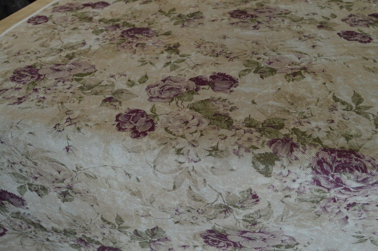 fabric upholstery desingner Art of the Loom Greendale violet linen cotton style - Image 4