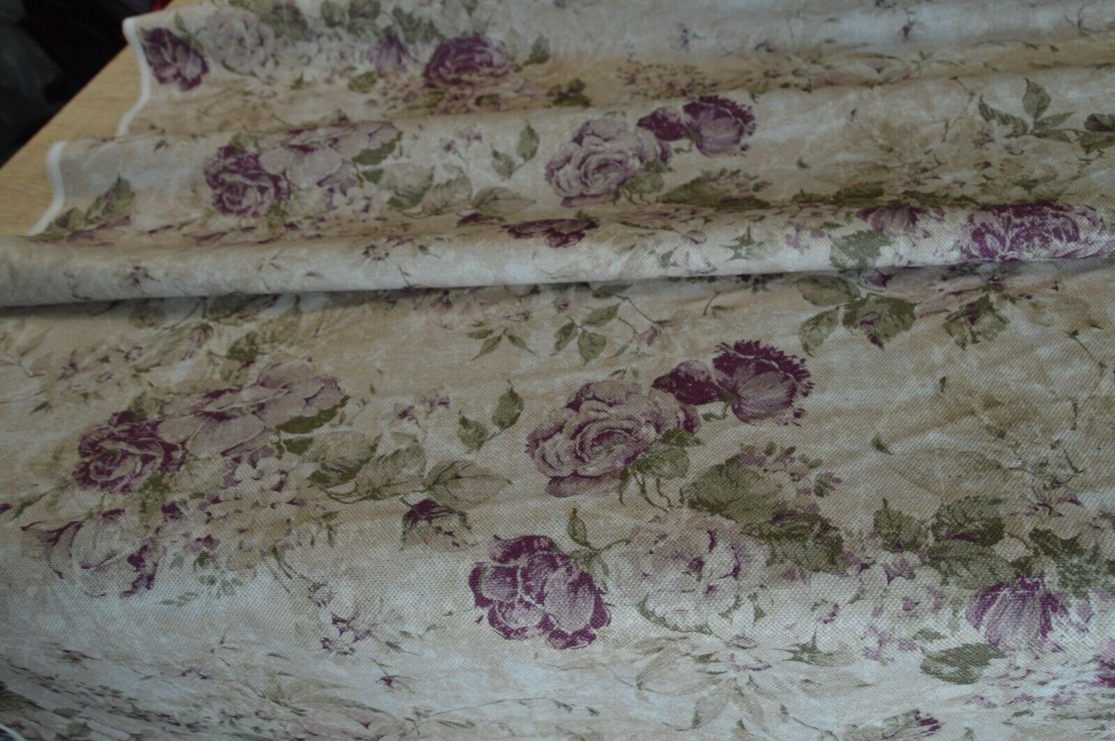 fabric upholstery desingner Art of the Loom Greendale violet linen cotton style - Image 8
