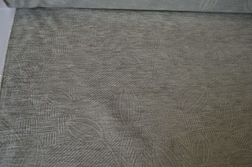 grey upholstery fabric chenille leaf design sofa chair camper fabric robust - Image 8
