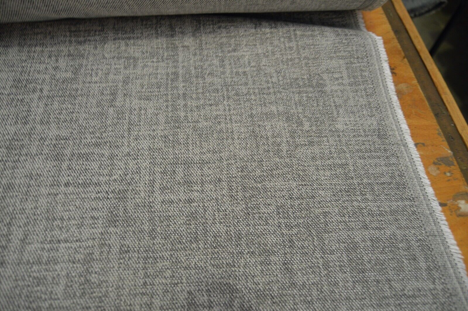 upholstery fabric siver and grey shades chenille weave robust durable - Image 3