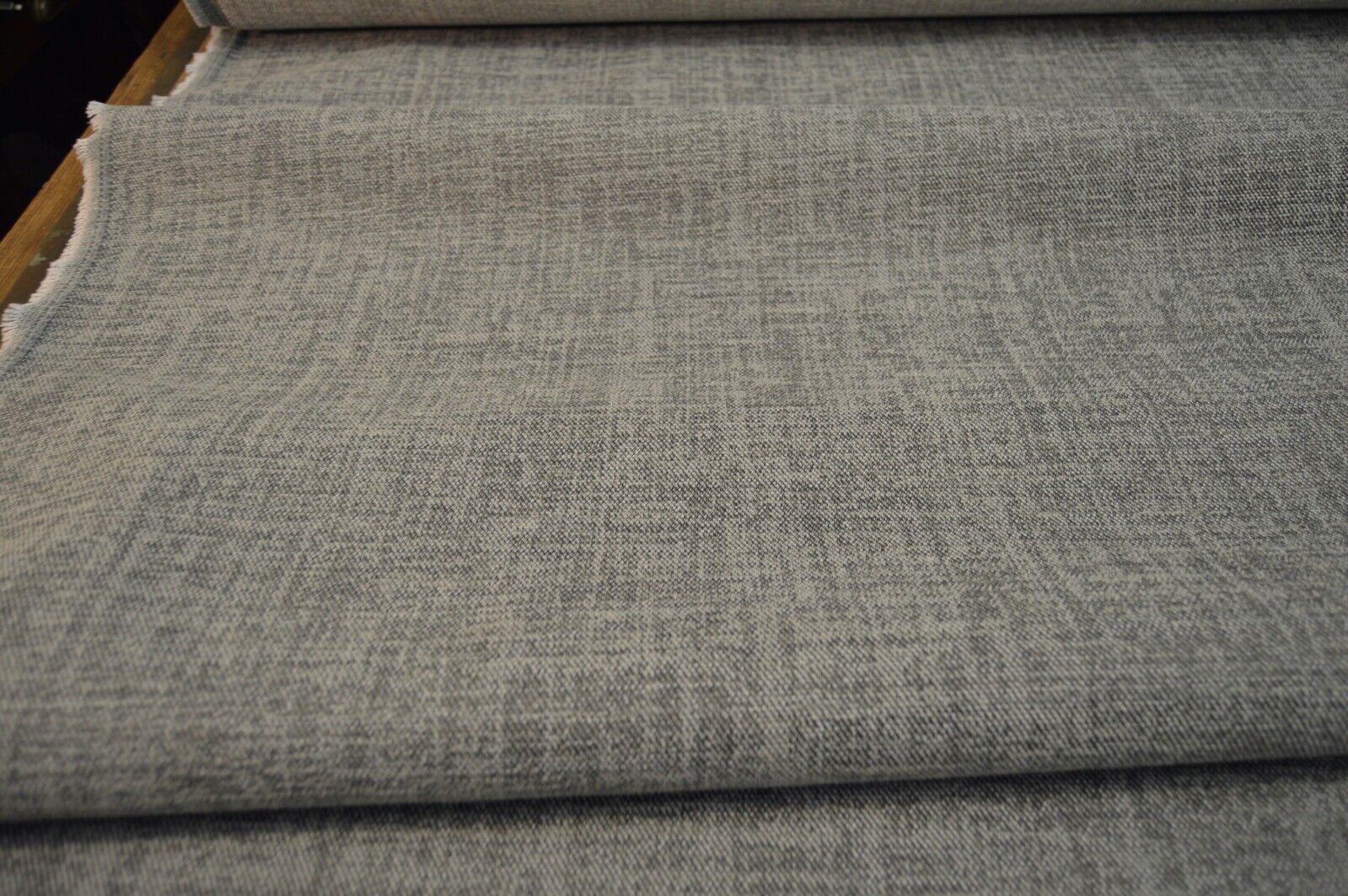 upholstery fabric siver and grey shades chenille weave robust durable - Image 6