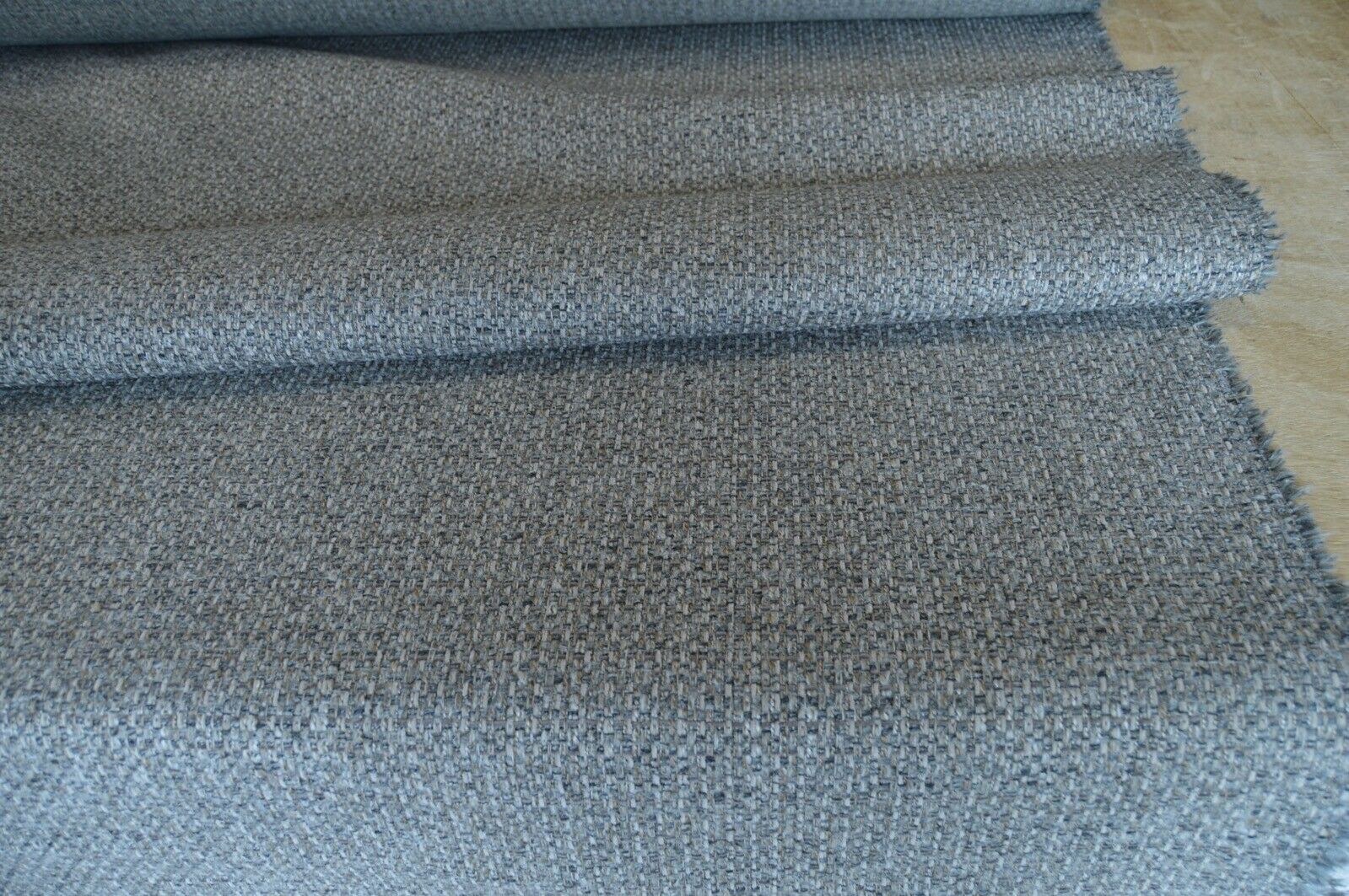 fabric upholstery chunky weave wool effect grey beige shades robust durable