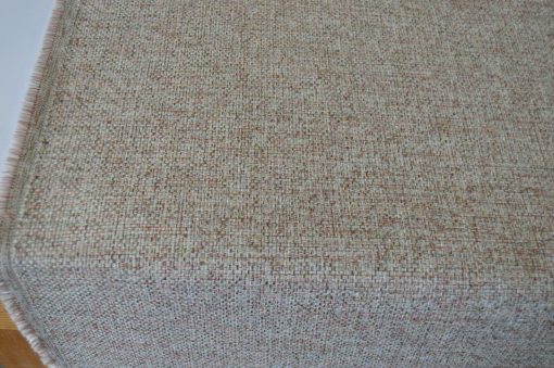 multicoloured brown pink teal upholstery fabric weave robust ideal for sofa - Image 10
