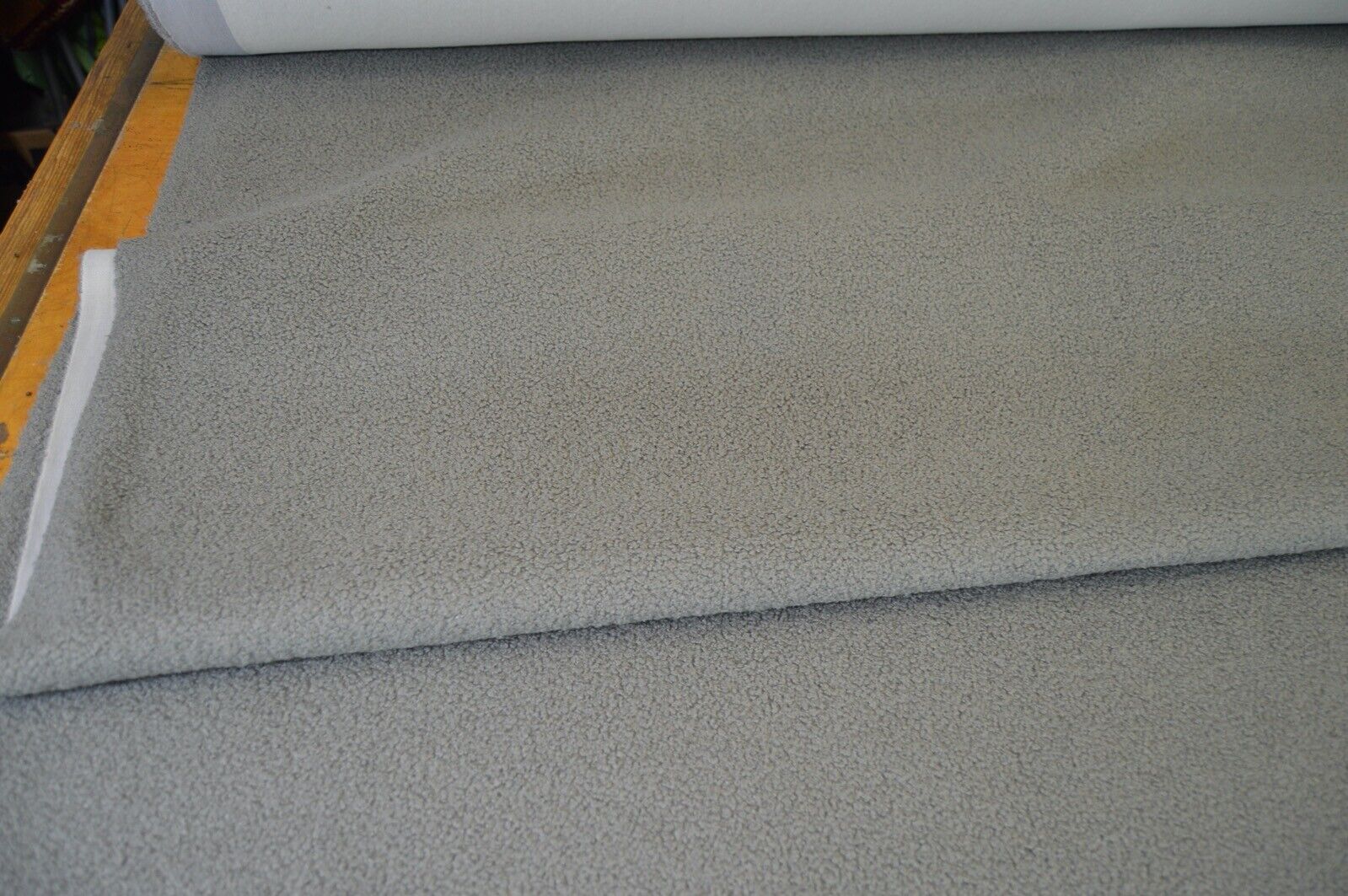 upholstery fabric grey boucle soft feel textured robust