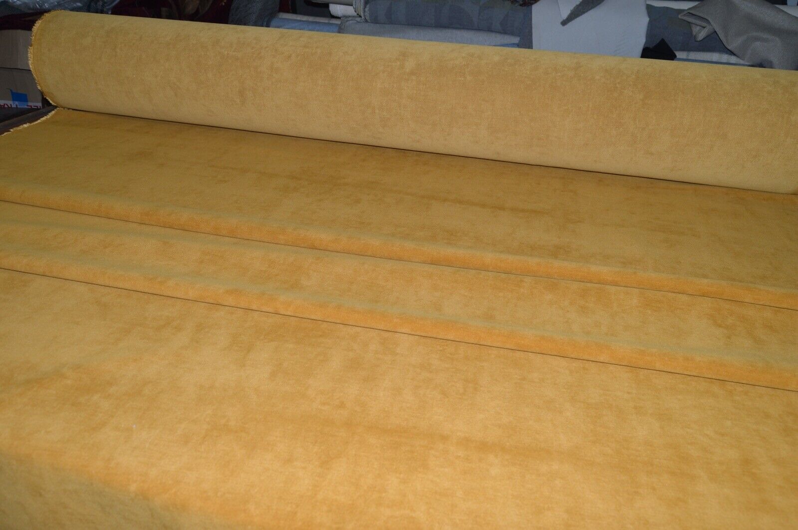 upholstery fabric pumpkin soft feel soft chenille robust durable - Image 4