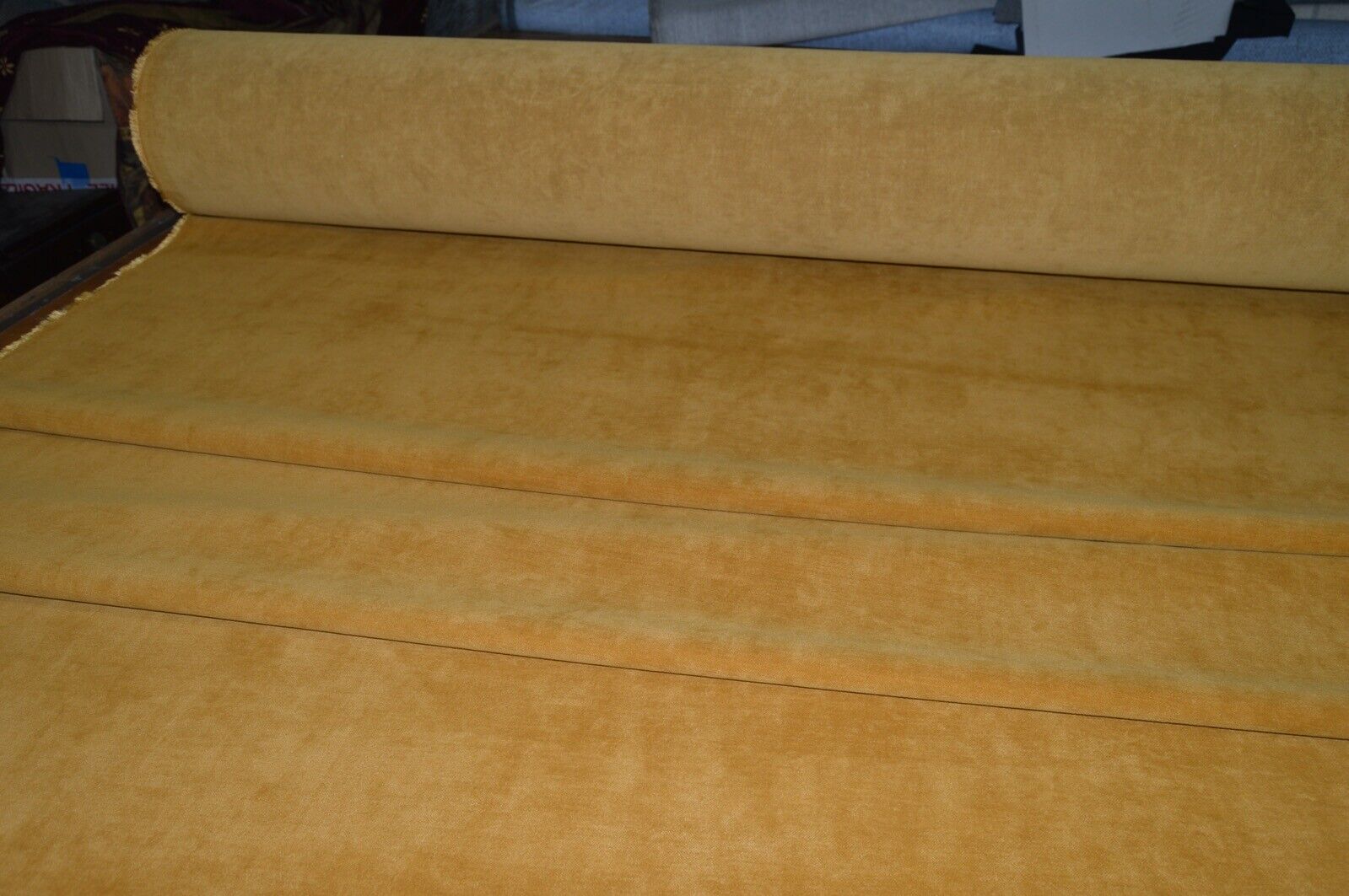 upholstery fabric pumpkin soft feel soft chenille robust durable