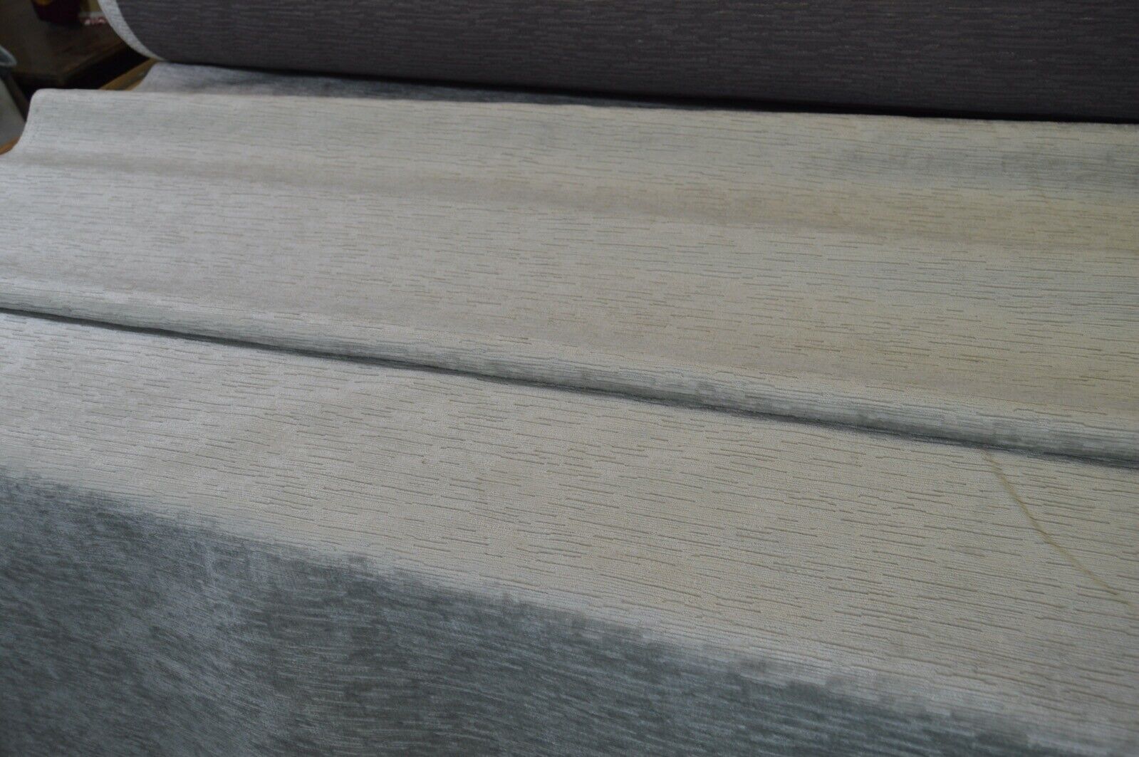 upholstery fabric cream textured chenille robust durable - Image 4