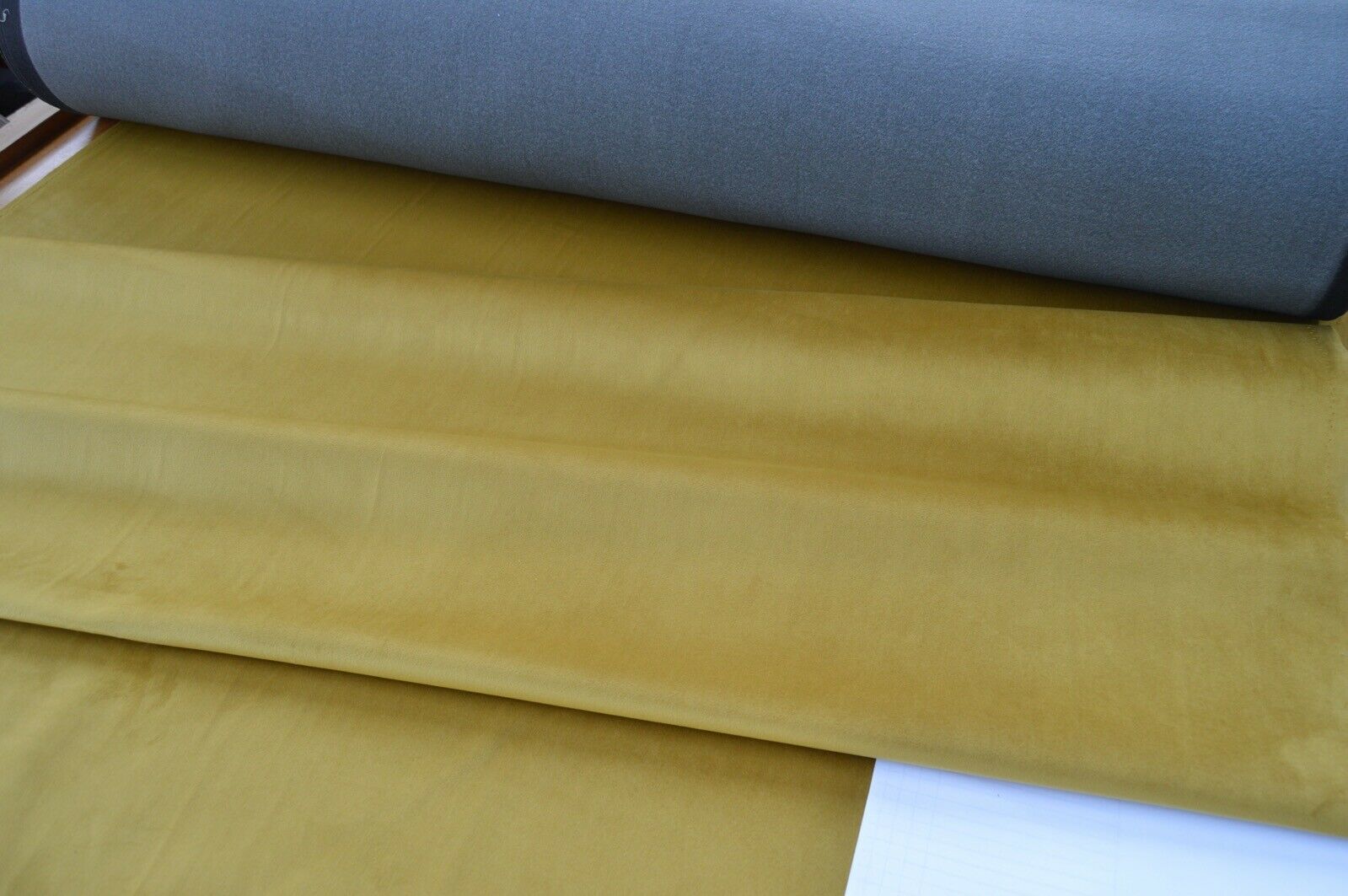 velvet upholstery fabric gold mustard velvet robust - Image 6