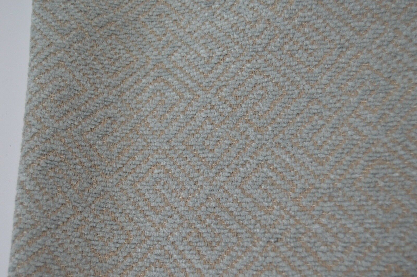 grey beige chenille upholstery fabric  textured  geometric 