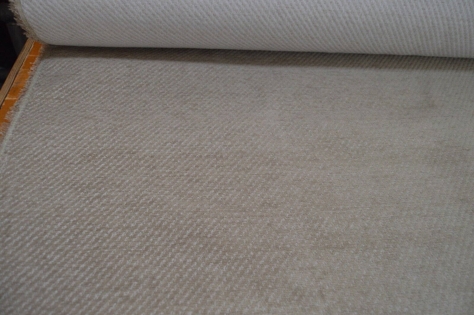 upholstery fabric natural beige textured chenille robust durable