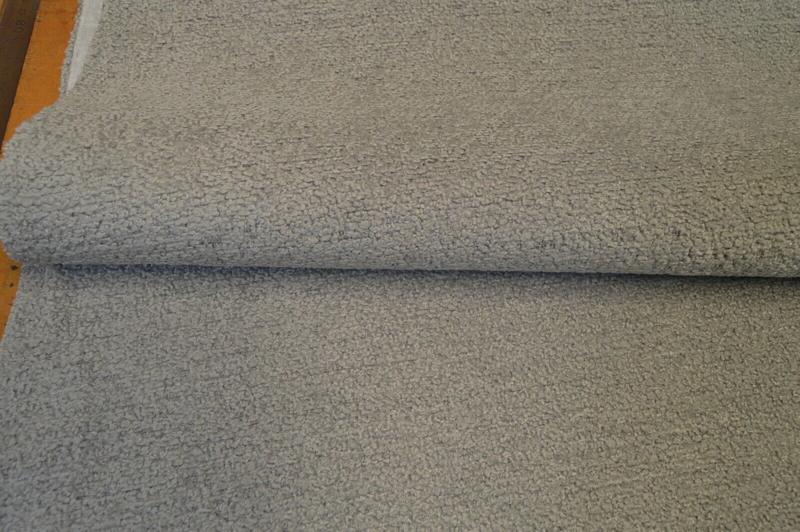 upholstery fabric silver boucle style soft feel textured chenille robust - Image 4