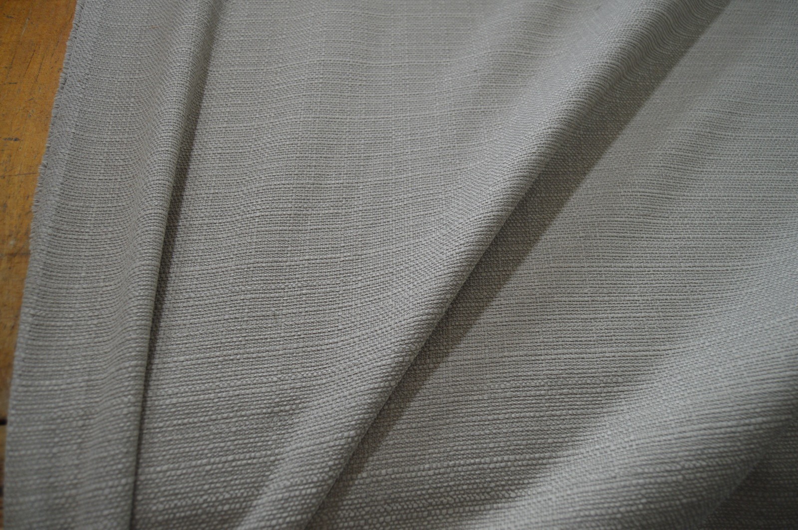 upholstery fabric stone coloured small weave material