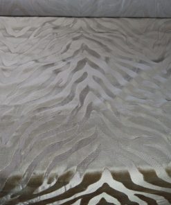 upholstery fabric zebra embossed velvet honey on gold metallic back ground