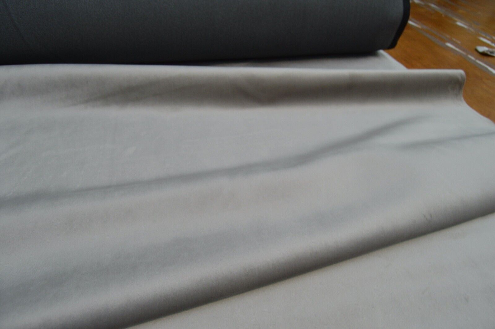 velvet upholstery fabric stone colour shine velvet robust durable material - Image 3