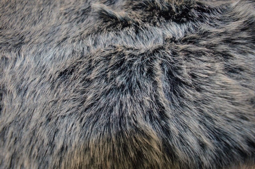 Fur luxury faux fur luxury fabric material Verbier wolf super thick ...