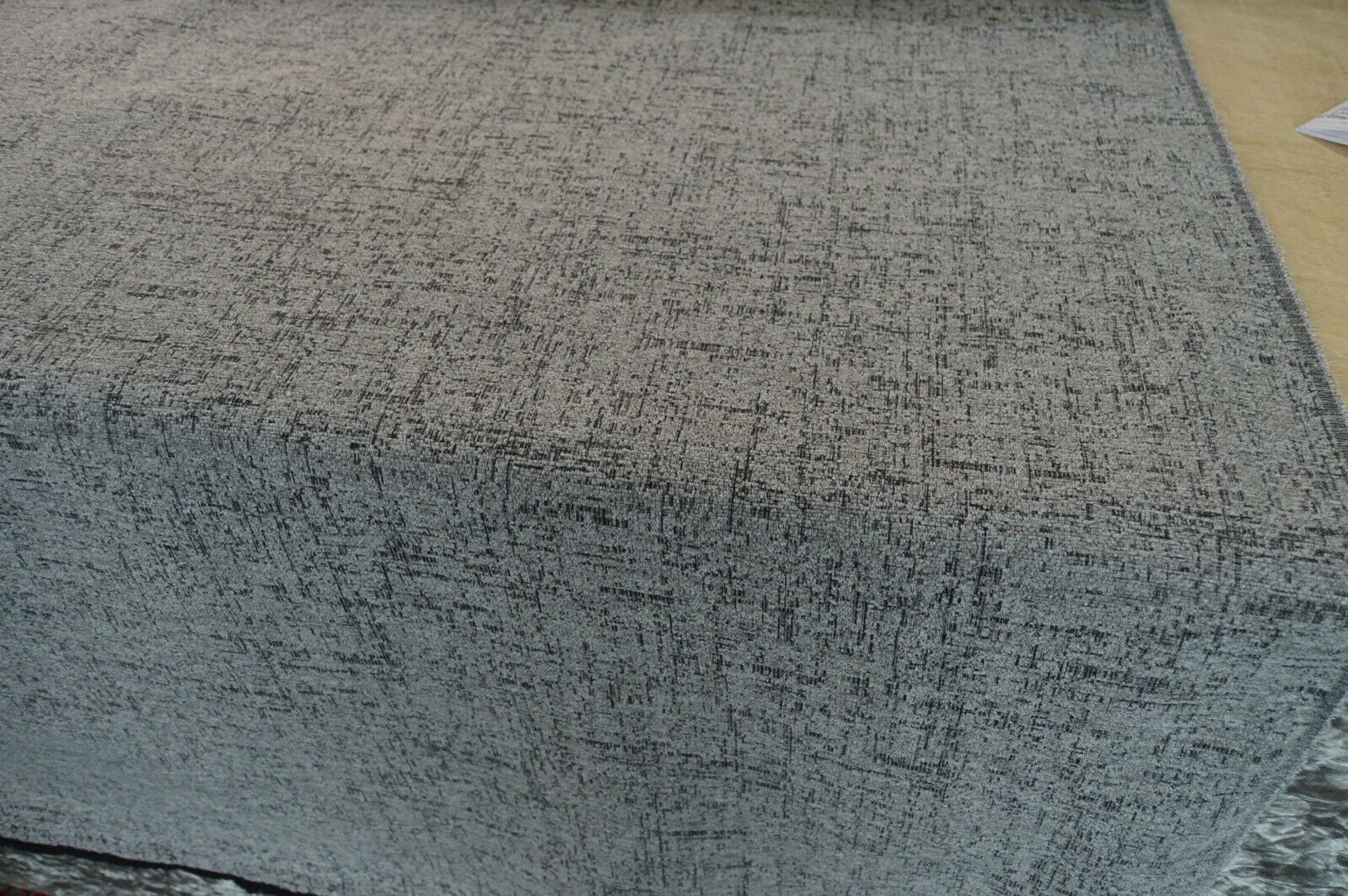 Grey charcoal fleck upholstery fabric chenille durable robust ideal for sofa - Image 3